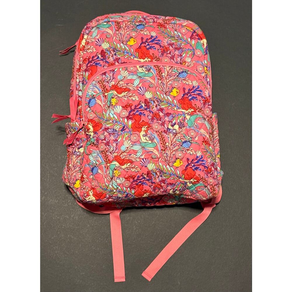 Vera Bradley Ariel’s Pink Lagoon Essential Large Backpack Little Mermaid EXACT
